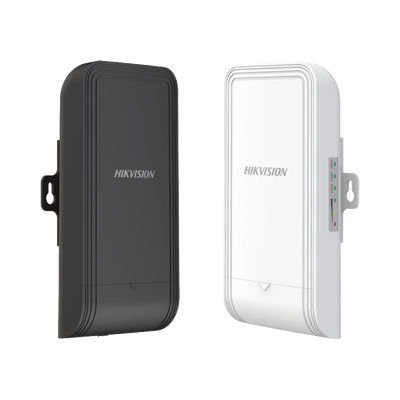 Kit Completo (Transmisor - Receptor) para Enlace PTP en 5 GHz / Aplicación para Elevadores / Antena Integrada de 7 dBi 2 x 2 MIMO / PoE af para alimentar una cámara /Autoajuste de Potencia / 500 Metros de Distancia | DS-3WF0EC-5ACT(B)