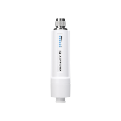 Radio Doble Banda Bullet airMAX AC hasta 160 Mbps en 2.4 GHz (2412-2472 MHz) o 300 Mbps en 5 GHz (5150-5875 MHz) | B-DB-AC