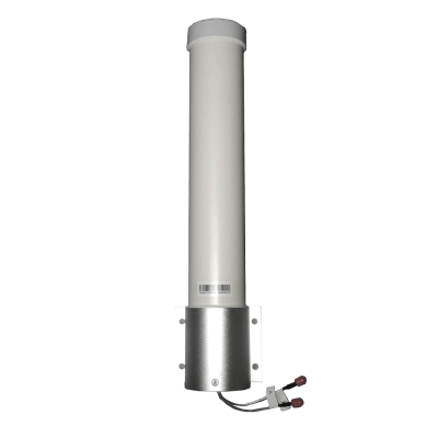 Antena Omnidireccional 360° / 5 GHz / 11 dBi Ganancia / Polarización Dual / IP65 / Montaje en Poste / Conectores SMA Macho | DS-3WF2000A-360