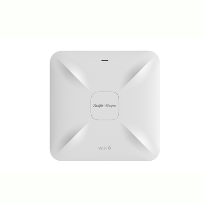 Punto de Acceso Mesh Wi-Fi 6 para Interior, se Instala en Techo o Pared, hasta 512 Usuarios y 1.7 Gbps, Doble Banda 802.11ax MU-MIMO 2x2 | RG-RAP2260(G)