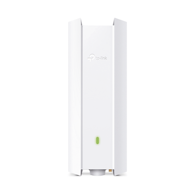 Punto de Acceso Omada Exterior-Interior / Wi-Fi 6 AX1800 MU-MIMO 2x2 / Mesh Omada / Alta Densidad de Usuarios / Configuración por Controlador o Stand-Alone / Para Montaje en Mástil/ Pared / Alimentación PoE+ | EAP610-OUTDOOR
