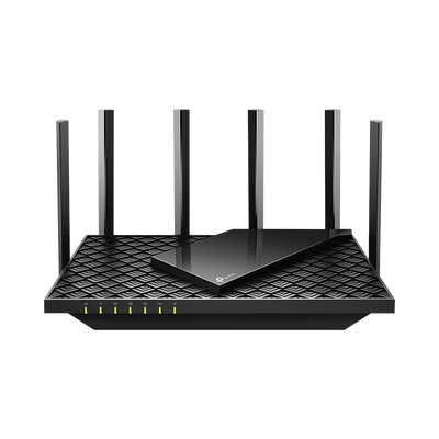 Router WiFi 6 Doble Banda / AX5400 MU-MIMO 4X4 y OFDMA / 1 puerto WAN 10/100/1000 Mbps / 4 puertos LAN 10/100/1000 Mbps / 1 puerto USB 3.0 /  6 potentes antenas / Administración App (Tether) o Página web / Protección HomeShield | ARCHERAX73