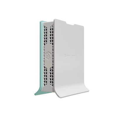 (hAP ax lite) Router WiFi 2.4 Gen6 802.11b/g/n/ax 160mW de potencia, 4 puertos Gigabit | L41G-2AXD