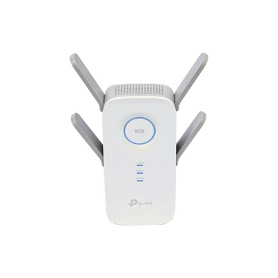 Repetidor / Extensor de Cobertura WiFi AC, 2600 Mbps, doble banda 2.4 GHz y 5 GHz, con 1 puerto 10/100/1000 Mbps, 4 antenas externas | RE650