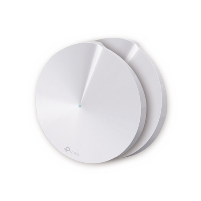 Kit 2 Routers Inalámbricos MESH Interior para Hogar / Doble Banda Wi-Fi 5 AC1300 Mbps / 2 Puerto Gigabit WAN/LAN / 4 Antenas Internas / Administración Mediante la App Deco (iOS, Android) / Protección HomeCare | DECOM5-2PACK