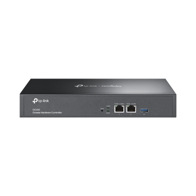 Controladora Omada para gestionar hasta 500 equipos Omada/ Gestion desde la Nube gratuita / Actualizaciones masivas / 2 puertos Gigabit con PoE af/at | OC300