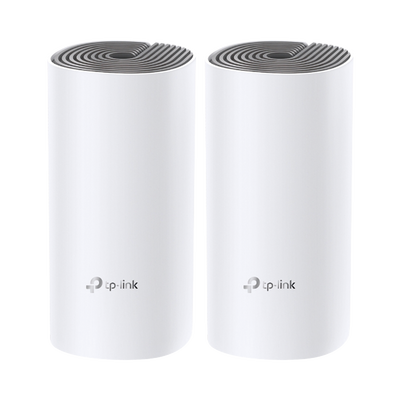 Kit de Router inalámbrico mesh Deco E4 para Hogar / Doble banda AC 1200  / 2 puertos 10/100 Mbps / Compatible con amazon alexa. | DECOE4-2PACK