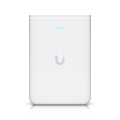 Punto de Acceso WiFi 7 Con Diseño de Pared, Tribanda en 2.4, 5 y 6 GHz, Hasta 10.688 Gbps, Puerto Ethernet 1/2.5 GbE, 300+ Clientes Simultáneos | U7-PRO-WALL