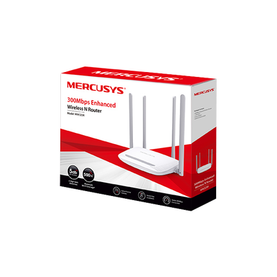 Router Inalámbrico N Mejorado / 2.4 GHz de 300 Mbps / 1 Puerto WAN 10/100 Mbps / 3 Puertos LAN 10/100 Mbps / 4 Antenas de 5 dBi | MW325R