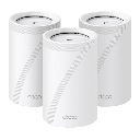 KIT 3 Routers Inalámbrico MESH Interior para Hogar / Triple Banda Wi-Fi 7 BE9300 Mbps / 2 Puerto 2.5 Gigabit WAN/LAN / 4 Antenas Internas / Operación Multi-Link MLO / Administración Mediante la App Deco (iOS, Android) / HomeShield | DECO-BE65-3PACK