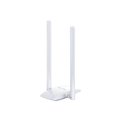 Adaptador Inalámbrico N / Alta Ganancia de 300 Mbps 2.4 GHz / 2 antenas externas de 5 dBi | MW300UH