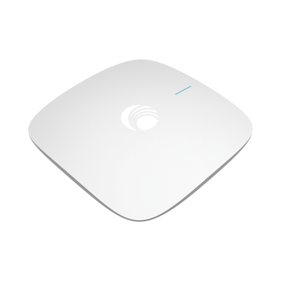 Punto de Acceso Wi-Fi para interior / Omnidireccional cnPilot e410 / Doble banda (2.4 y 5 Ghz) / MU-MIMO 2x2 / Antena Beamforming / Hasta 256 Clientes / Hasta 1.2 Gbps / Gestión centralizada desde nube cnMaestro | PL-E410X00B-RW