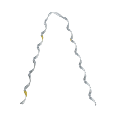Remate Preformado de Acero Galvanizado para fibra Mini-ADSS diámetros 6 - 7 mm (Preformado con tecnología sin polvo abrasivo) Estructura de 3 Hilos | LP-RP0607