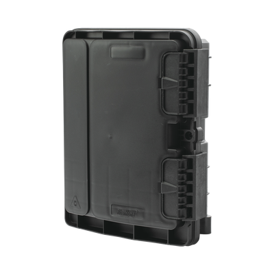 Cierre de Empalme para 20 fusiones de fibra óptica, Exterior, 16 acopladores SC/APC, IP65 "No incluye Splitter" | FDP-420A-16