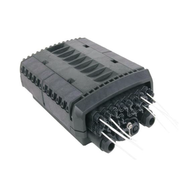 Caja de Distribución de Fibra Óptica para 24 Empalmes con 16 Acopladores SC/APC. Enterrado Directo, IP68, Splitter 1x16 Incluido con Conectores SC/APC | LP-FAT16DB