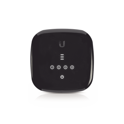UFiber WiFi 802.11n GPON ONU, Unidad de red óptica con 1 puerto WAN GPON (SC/APC) + 4 puertos LAN Gigabit Ethernet | UF-WIFI