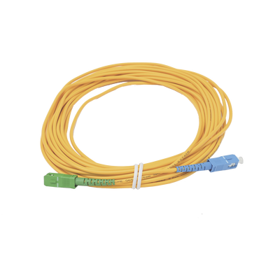 Jumper de Fibra Óptica Simplex, Monomodo, con Conectores SC/UPC-SC/APC, de 10 Metros (32.81 Pies) | OFC-SC/UPC-SC/APC-S-30-10