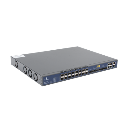OLT de 16 puertos EPON con 12 puertos Uplink (4 puertos Gigabit Ethernet + 4 puertos SFP + 4 puertos SFP+) , hasta 1,024 ONUS | V1600-D16