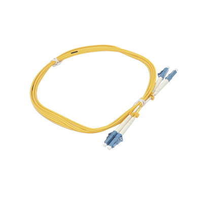 Jumper de Fibra Óptica Duplex, Monomodo, con Conectores LC/UPC-LC/UPC, 2 Metros (6.56 Pies) | OFC-LC/PC-LC/PC-D-20-2
