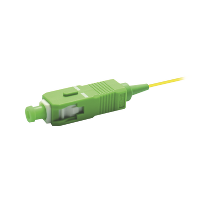 Pigtail de Fibra Óptica Monomodo SC/APC, Simplex de 2 Metros (6.56 Pies) | LP-FO-SCA-02