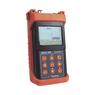 OTDR para Pruebas en Enlaces de Fibra Óptica, Lambdas 1310/1550/1625 nm / Prueba Fibra Viva | 930XC-30F-APC-SC