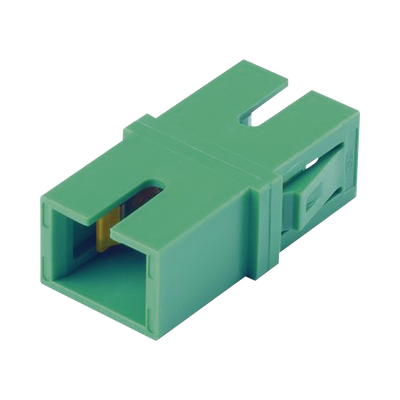 Módulo Acoplador SC/APC Simplex, Para Fibra Monomodo, Color Verde | FASSCZAG-L