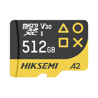 Memoria microSDXC / 512GB / Velocidad 200MB/s Lectura / 150MB/s Escritura / V30 U3 A2 / Gaming / Compatibilidad Amplia | HS-TF-G3/512G