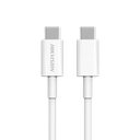 Cable USB-C a USB-C / 1 Metro (3.28 Pies) / Ideal para Celulares Android / Carga Rápida 3 Amp / Carga y Sincronización de Datos / 480 Mbps / 60 Watts | HS-HUB-CBC2C