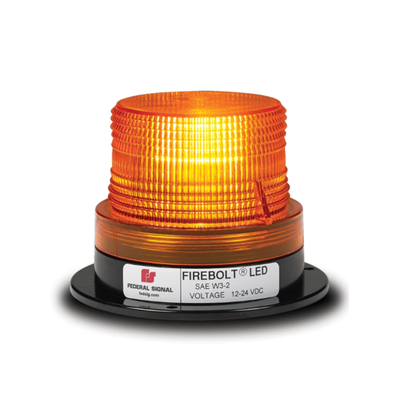 Estrobo ámbar FIREBOLT PLUS de tecnología LED, 12-72 Vcc | 22025002