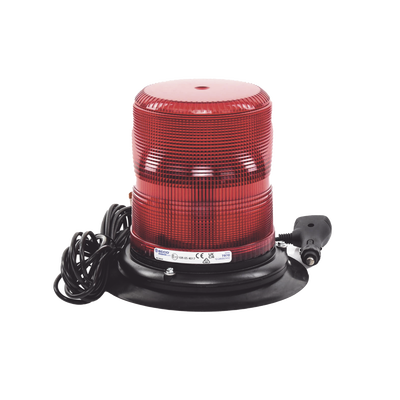 Baliza LED color rojo con montaje magnético de succión de 7" de altura | X7970RVM