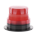 Burbuja Brillante de Larga Vida Útil, con 8 LEDs Color Rojo, Domo Rojo, 110 Vca | X127R