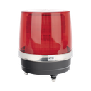 Burbuja Brillante de Larga Vida Útil, Con 150 LEDs, Color Rojo, Domo Rojo, 110 Vca | X135R