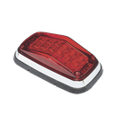 Luz de advertencia 8 X 4", Color Rojo, IP67, SAE, Ideal para Ambulancias | XT1885R