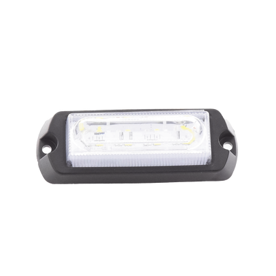 Luz Auxiliar Ultra Brillante de 8 LED, color Ámbar / Claro , con mica transparente. | X13AW