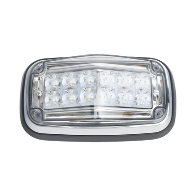 Luz de advertencia 8 X 4", Color Rojo / Claro, IP67, SAE, Ideal para Ambulancias | XT1885RW