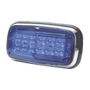 Luz de advertencia 8 X 4", Color Azul, IP67, SAE, Ideal para Ambulancias | XT1885B