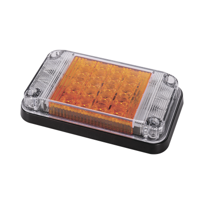 Luz de Advertencia de 7X4", Color Ámbar, Con Luces de Trabajo, Ideal para Ambulancias | XLTE2345A