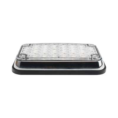 Luz de Advertencia de 6X4", Bicolor Rojo/Claro, Ideal para Ambulancias | XLTE595RWV2