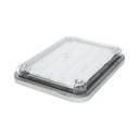 Luz de Advertencia de 9X7", Color Claro, Ideal para Ambulancias | X-LTE-515-W