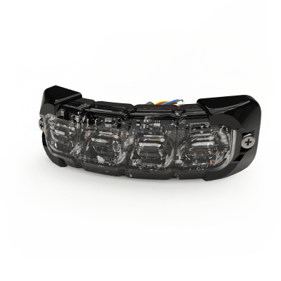 Luz perimetral , 8 LED Ultra Brillantes, Dual Color Azul / Claro | ED3793BW