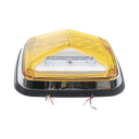 Luz de Advertencia de 8 X 6", Color Ámbar, Con Luz de Trabajo clara, Ideal para Ambulancias | XLTE1755A