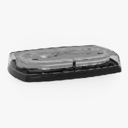 [5540CAC] Mini torreta de 48 LED 10" Ámbar/Claro, Lente Transparente, Cableado | 5540CAC