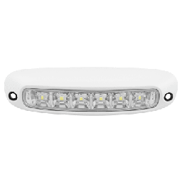 [SPW13-W] LUZ DE ESCENA SPW13, BASE BLANCA, 12–24VCD, LED BLANCO Y LENTE TRANSPARENTE | SPW13-W