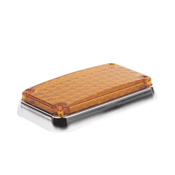 [XLTE595A] Luz de Advertencia de 6X4", Color Ambar, Ideal para Ambulancias | XLTE595A