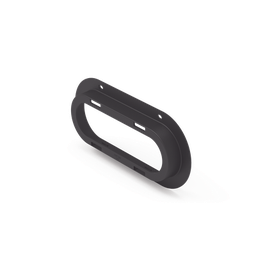 [EZ3060FLG] Brida de policarbonato, Color Negro, Accesorio para plafón Serie ED3060 | EZ3060FLG