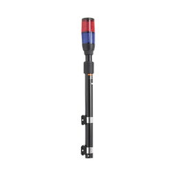 [XMWL300RB] Luz telescópica Ultra Brillante para motocicleta, color Rojo/Azul | XMWL300RB