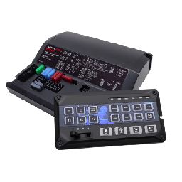 [SP204RV2] Sirena Vehicular de 200W de Potencia, Programable, Con Controlador de Panel Deslizante de 19 botones, indicador de flecha de tráfico de 6 LED, 12 Salidas Auxiliares | SP204RV2