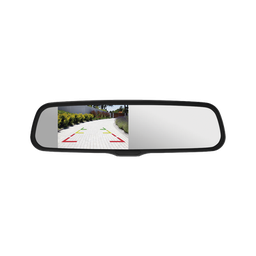 [MR-1000] Espejo retrovisor con Pantalla LCD con atenuación automática cuenta con entradas de video duales | MR-1000