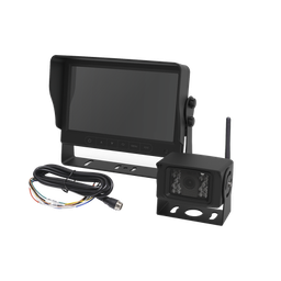 [K7000BWK] Sistema Profesional Inalámbrico de Cámara de Reversa y Monitor para Vehículos de Trabajo y Montacargas | K7000BWK