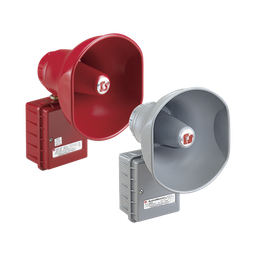 [AM302] AudioMaster® Altavoz de bocina reentrante para megafonía y anunciamiento publico, 30W de Potencia, Listado contra incendios UL, Color Gris | AM302